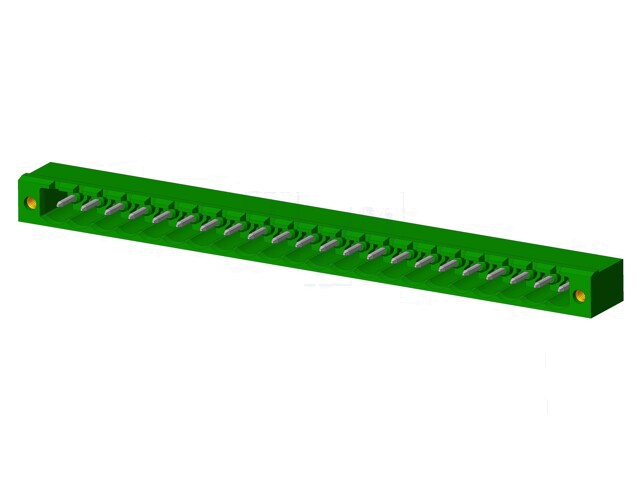 Connector: ontkoppelbare terminal strip; contact; mannelijk Connector: ontkoppelbare terminal strip; contact; mannelijk